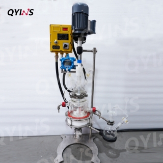 500mL三层玻璃固相合成反应釜